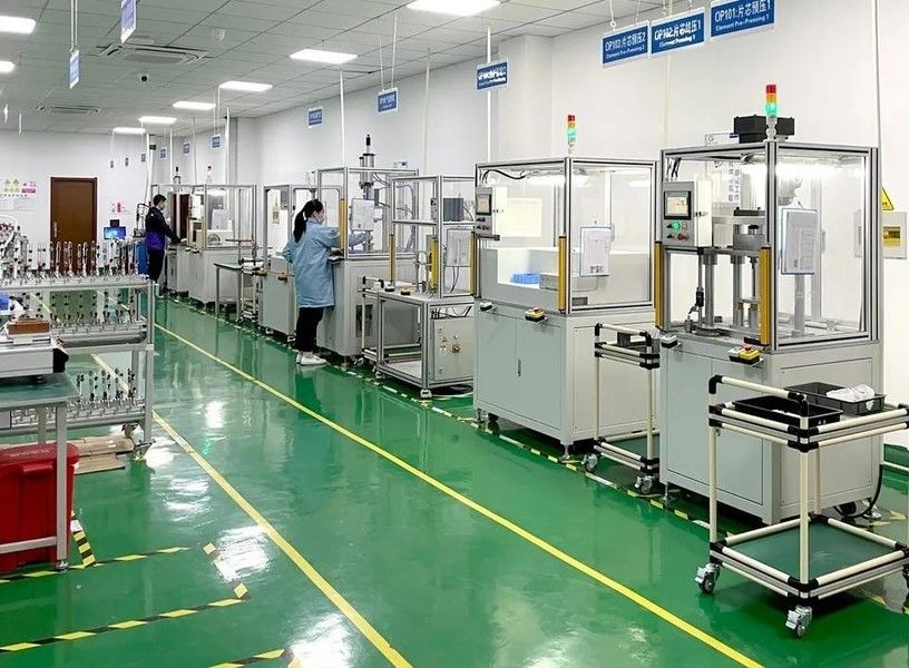 Shanghai Oetex Auto Parts Co.,Ltd производственная линия изготовителя